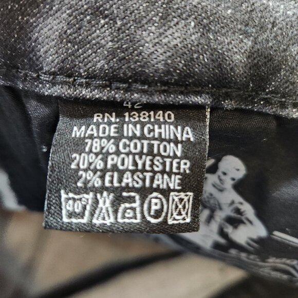 Born Fly Mens Size 42 Shorts Black Denim  Stretch NWT ---15 - Picture 7 of 11